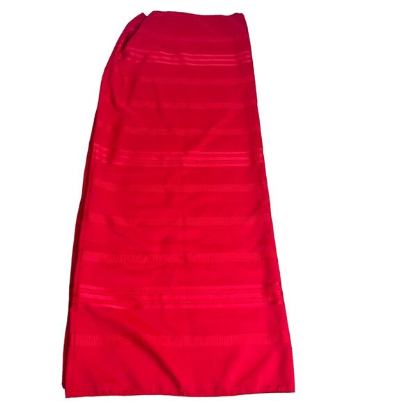 Red Holiday Tablecloth – Oblong, Fits 10–12 Seat Table (60” x 102”) - Picture 12 of 13